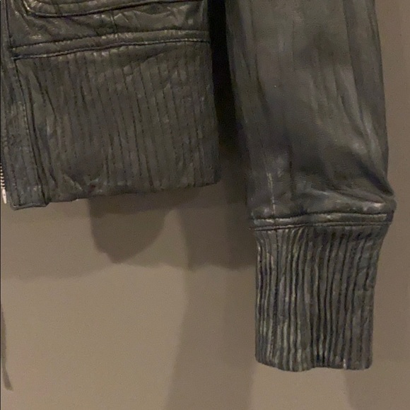 Leather Bomber Jacket by Kenna T - MOVING SALE 🔥 - Picture 3 of 10